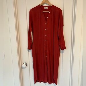 Mille Jasmine Dress - size small - cotton gauze in Pompeii